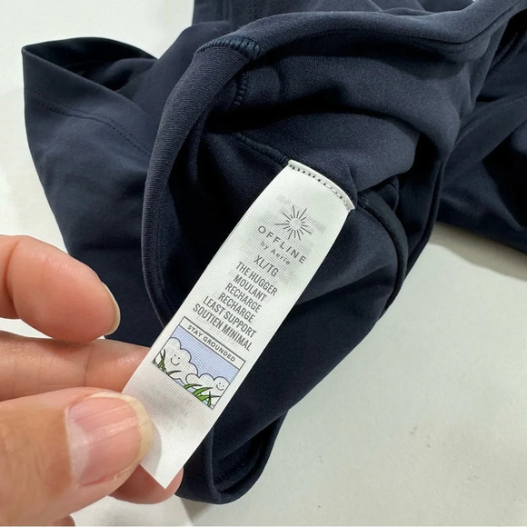 New Aerie Offline Real Me Recharge Bra Navy Blue - Picture 6 of 7